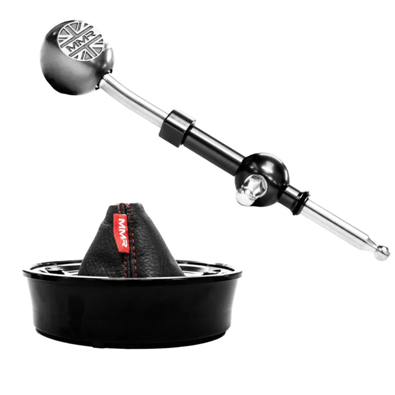 Set schimbător cu cursă scurtă MINI F5x din titan cu cusături roșii MMR Performance MMR14-1403-TI-R - MMR14-1403-TI-R - MMR14-1403-TI-R - 3666618839844